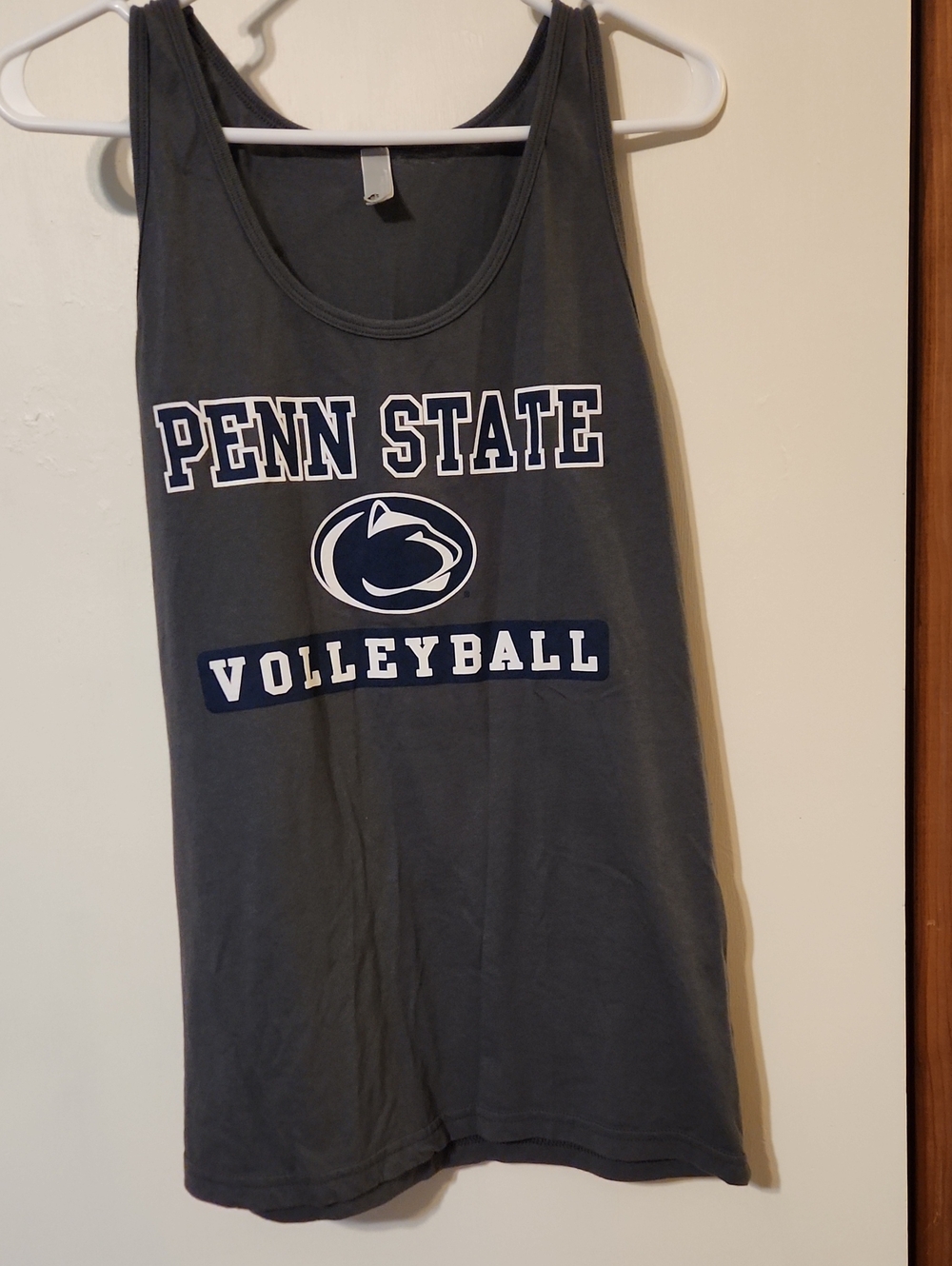Penn State Volleyball American Apparel The 50 50 Shirt Charcoal Gray Tank